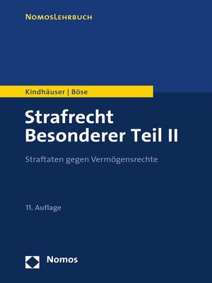 cover image of Strafrecht Besonderer Teil II